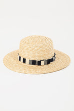 Load image into Gallery viewer, Fame Strap Wide Brim Straw Hat