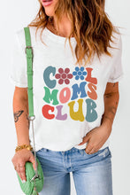 Load image into Gallery viewer, COOL MOMS CLUB Round Neck Short Sleeve T-Shirt
