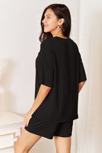 Load image into Gallery viewer, Basic Bae Full Size Soft Rayon Half Sleeve Top and Shorts Set
