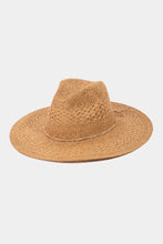 Load image into Gallery viewer, Fame Straw Braided Sun Hat