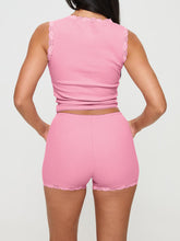 Load image into Gallery viewer, Scoop Neck Wide Strap Top and Shorts Set