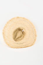 Load image into Gallery viewer, Fame Openwork Raw Hem Weave Hat