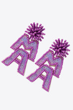 Load image into Gallery viewer, MAMA Beaded Dangle Earrings