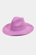 Load image into Gallery viewer, Fame Straw Braided Sun Hat