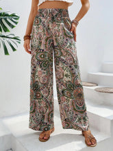 Load image into Gallery viewer, Printed Wide Leg Pants