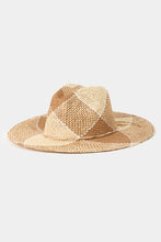 Load image into Gallery viewer, Fame Contrast Straw Braid Hat