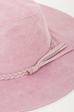 Load image into Gallery viewer, Fame Braided Faux Suede Hat