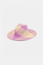 Load image into Gallery viewer, Fame Contrast Straw Braid Hat