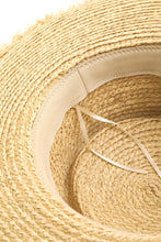 Load image into Gallery viewer, Fame Strap Wide Brim Straw Hat
