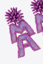 Load image into Gallery viewer, MAMA Beaded Dangle Earrings