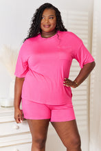 Load image into Gallery viewer, Basic Bae Full Size Soft Rayon Half Sleeve Top and Shorts Set