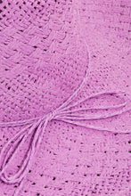 Load image into Gallery viewer, Fame Straw Braided Sun Hat