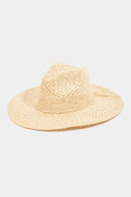 Load image into Gallery viewer, Fame Straw Braided Sun Hat