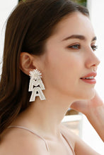 Load image into Gallery viewer, MAMA Beaded Dangle Earrings