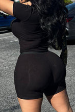 Load image into Gallery viewer, Round Neck Top and Shorts Set