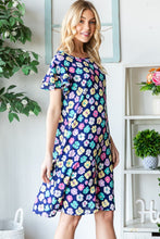 Load image into Gallery viewer, Heimish Full Size Floral Ruffled Short Sleeve Dress with Pockets