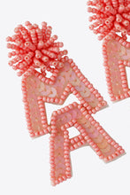 Load image into Gallery viewer, MAMA Beaded Dangle Earrings