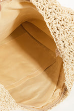 Load image into Gallery viewer, Fame Straw Braided Tote Bag