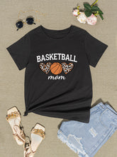 Load image into Gallery viewer, BASKETBALL MOM Round Neck Short Sleeve T-Shirt