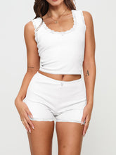 Load image into Gallery viewer, Scoop Neck Wide Strap Top and Shorts Set