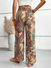 Load image into Gallery viewer, Printed Wide Leg Pants