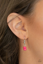 Load image into Gallery viewer, PAPARAZZI | Country Sweetheart - Pink | Cracked Stone Heart Necklace