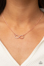 Load image into Gallery viewer, PAPARAZZI | Forever Your Mom - Copper | INFINITY MOTHER Necklace