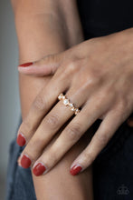 Load image into Gallery viewer, PAPARAZZI | Blissfully Bella - Gold | DAINTY PEARL AND GOLD RING

