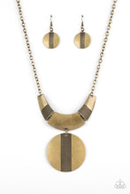 Load image into Gallery viewer, PAPARAZZI | Metallic Enchantress - Brass | Metal Necklace