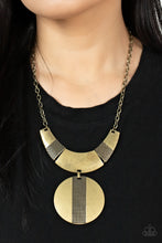 Load image into Gallery viewer, PAPARAZZI | Metallic Enchantress - Brass | Metal Necklace