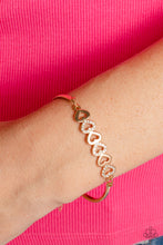 Load image into Gallery viewer, PAPARAZZI | Attentive Admirer - Gold BRACELET WITH HEART DESIGN