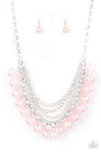 Load image into Gallery viewer, PAPARAZZI One-Way Wall Street | Pink Pearl Necklace