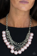 Load image into Gallery viewer, PAPARAZZI One-Way Wall Street | Pink Pearl Necklace