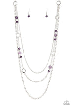 Load image into Gallery viewer, PAPARAZZI | Starry-Eyed Eloquence Purple Necklace