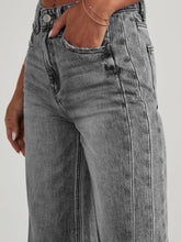 Load image into Gallery viewer, Raw Hem Wide Leg Jeans with Pockets
