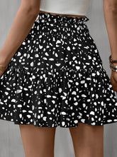 Load image into Gallery viewer, Frill Tied Printed Mini Skirt
