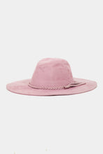 Load image into Gallery viewer, Fame Braided Faux Suede Hat
