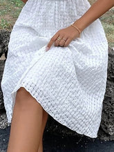 Load image into Gallery viewer, Textured Surplice Short Sleeve Dress

