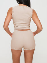 Load image into Gallery viewer, Scoop Neck Wide Strap Top and Shorts Set
