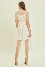 Load image into Gallery viewer, HEYSON  Heart Mesh Flare Sleeve Midi Dress
