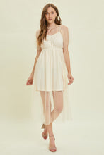 Load image into Gallery viewer, HEYSON  Heart Mesh Flare Sleeve Midi Dress
