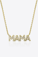 Load image into Gallery viewer, MAMA Zircon 925 Sterling Silver Necklace
