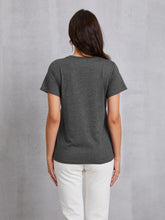 Load image into Gallery viewer, BASKETBALL MOM Round Neck Short Sleeve T-Shirt

