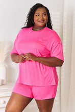Load image into Gallery viewer, Basic Bae Full Size Soft Rayon Half Sleeve Top and Shorts Set
