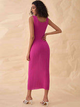 Load image into Gallery viewer, Ribbed Sleeveless Sweater Dress
