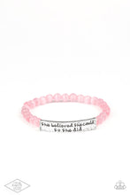 Load image into Gallery viewer, PAPARAZZI | So She Did - Pink | Bracelet
