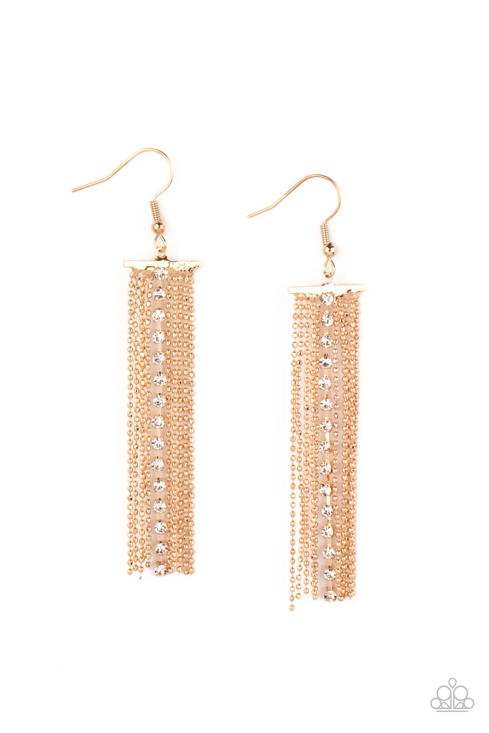 PAPARAZZI Another Day, Another DRAMA - Gold| Tassel Earring
