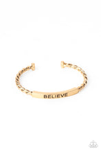 Load image into Gallery viewer, Keep Calm and Believe - Gold | Inspirational &quot;Believe&quot;
