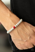 Load image into Gallery viewer, ZEN Second Rule - Red | Bracelet | Fiery red Beaded | Faux stone beads |
