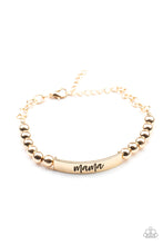 Load image into Gallery viewer, PAPARAZZI | Mom Squad - Gold Bracelet
